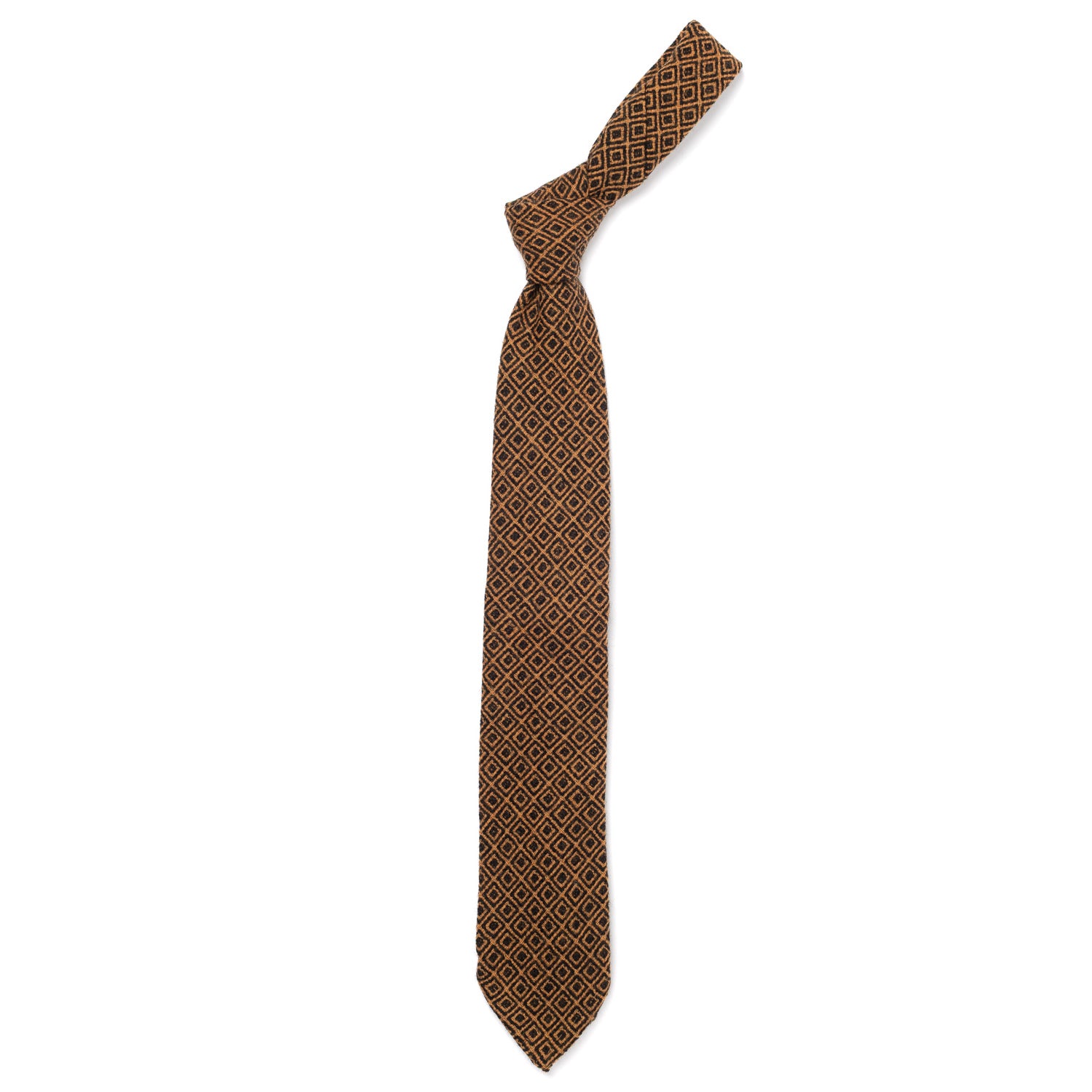 Limited Deadstock Edition: Krawatte "Cervina Vintage Wool" aus reiner Wolle - Handrolliert